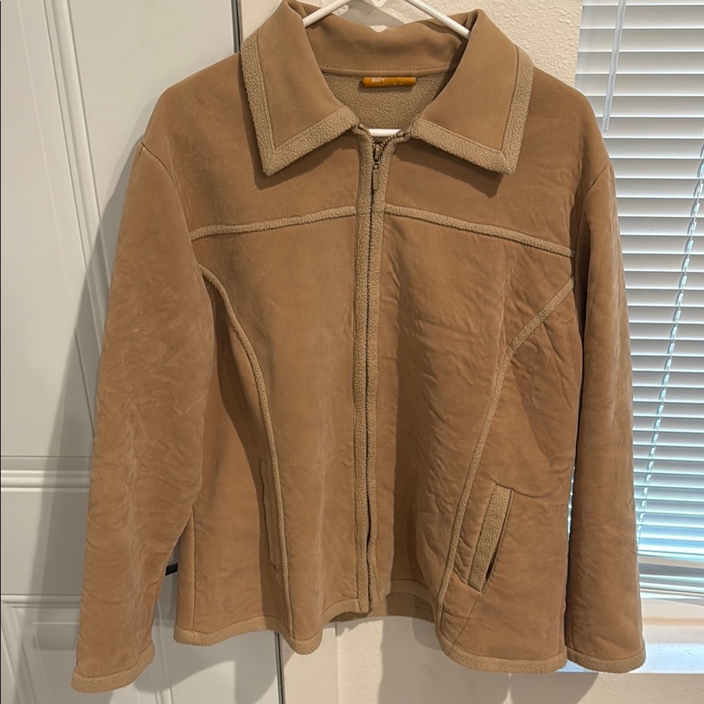 Tan Suede Women's Blazer